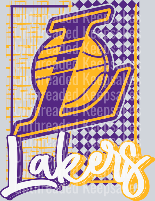 Lakers  DTF Transfer