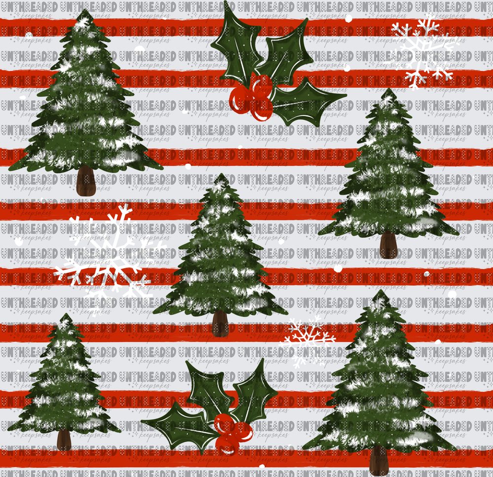 Christmas tree stripes