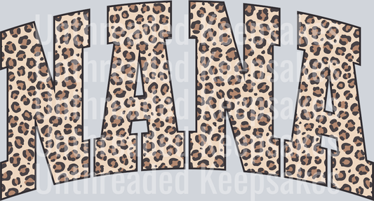 NanaLeopard-DTF Transfer