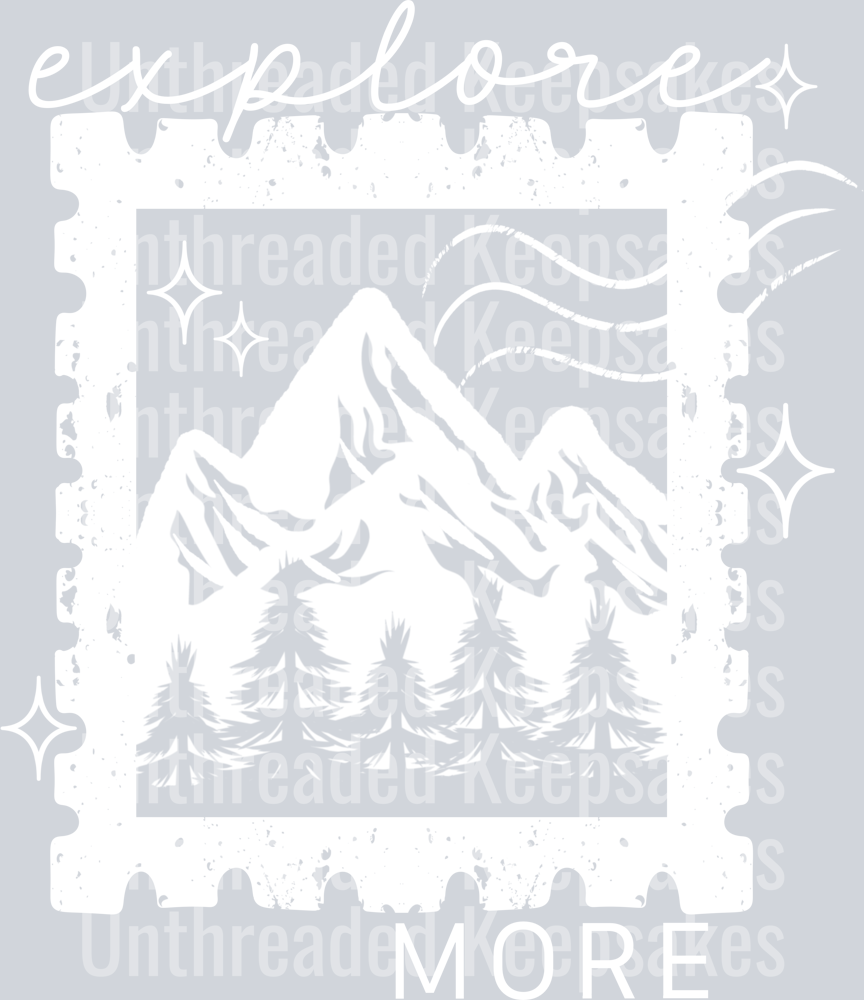 Explore_More_Stamp_Black DTF Transfer