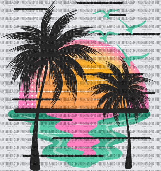 Palm Tree Sunset