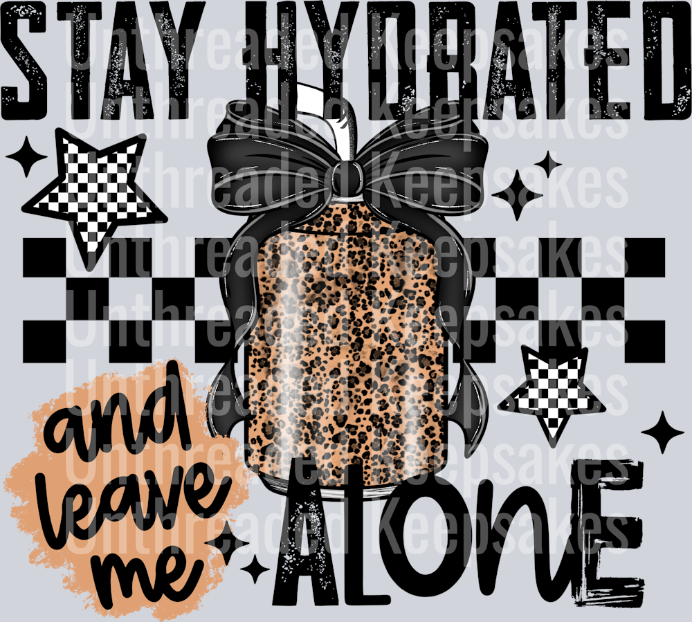 Star_Hydrated_Black DTF Transfer