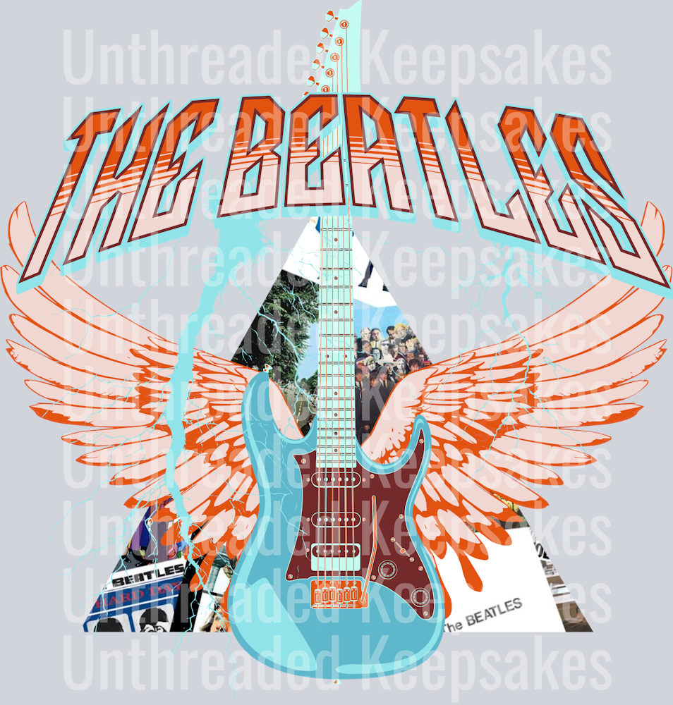 BEATLES DTF TRansfer