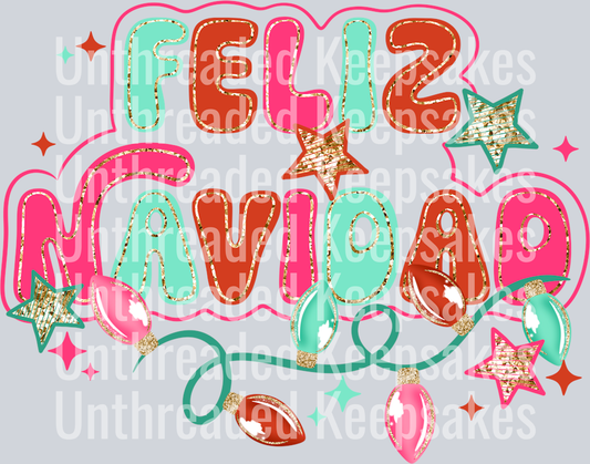 Feliz_navidad DTF Transfer