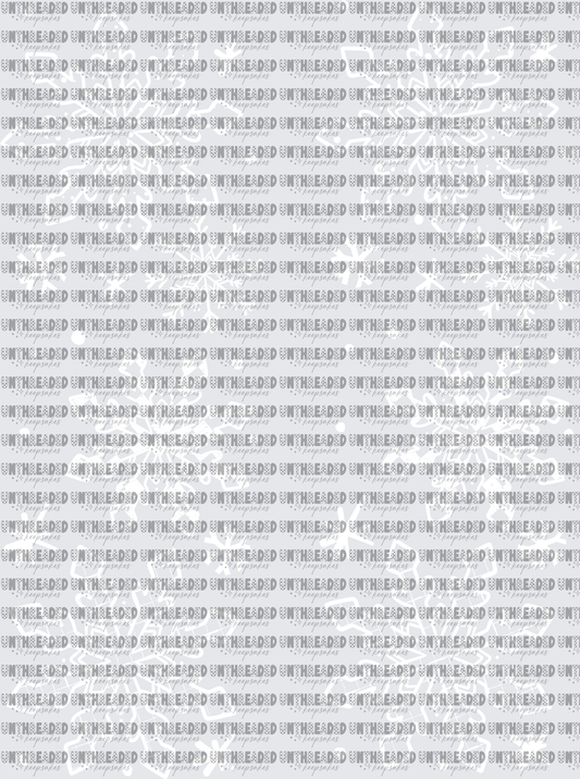 White on White Minimalist Snowflake Sleeves