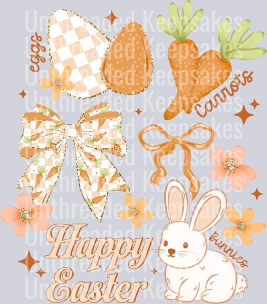 Happy_Easter_Collage DTF Transfer