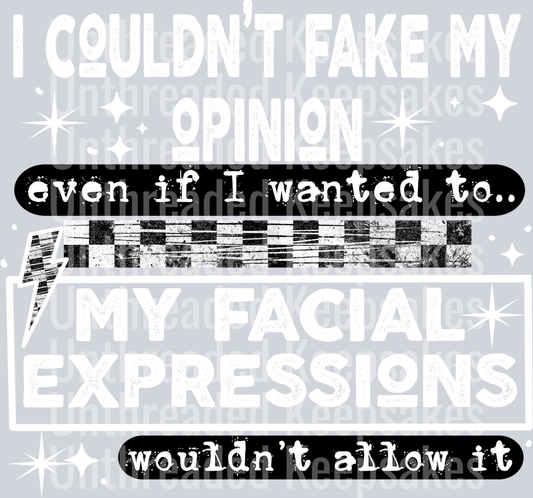 Facial_Expressions_White_and_Black DTF TRANSFER