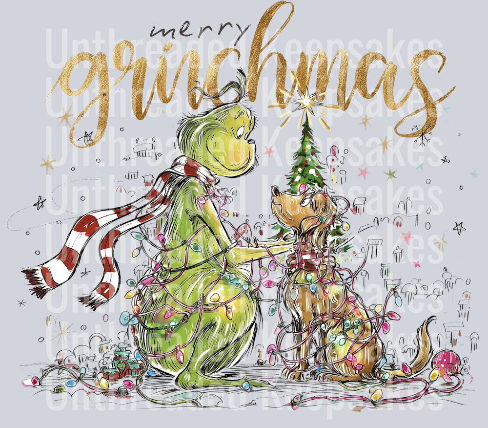 merrygrinchmas DTF Transfer