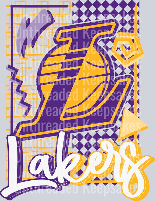 Lakers 2  DTF Transfer
