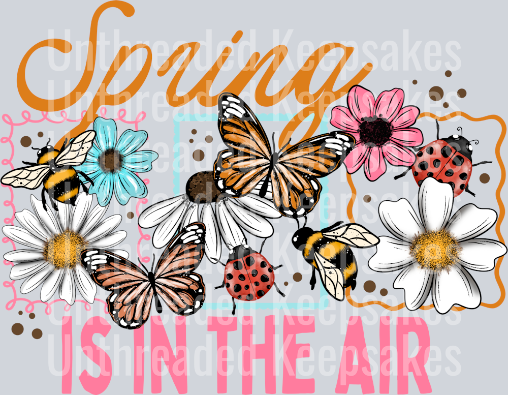Spring is in the air DTF Transfer