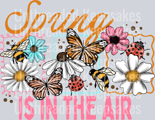 Spring is in the air DTF Transfer