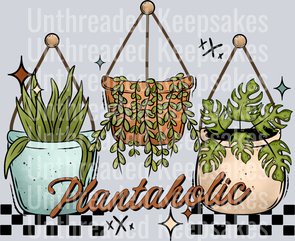 Plantaholic_ DTF Transfer