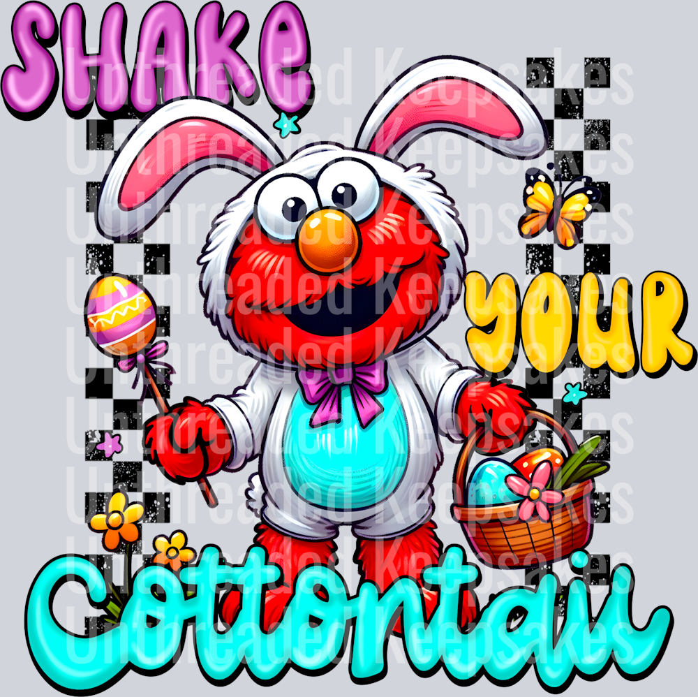 Shake_Your_CottontailDTF Transfer