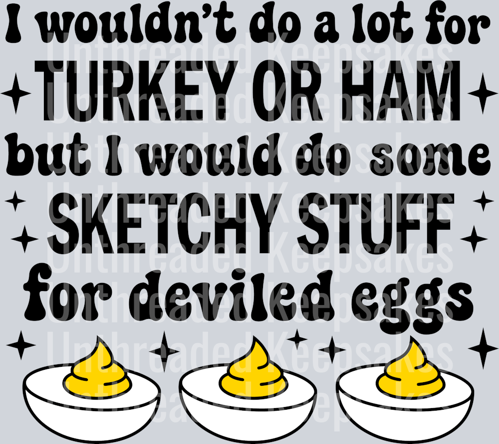 Deviled Eggs  DTF Transfer