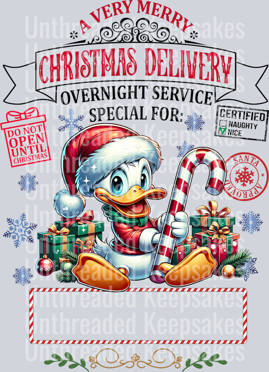 Donald Duck Tote Bag DTF Transfer