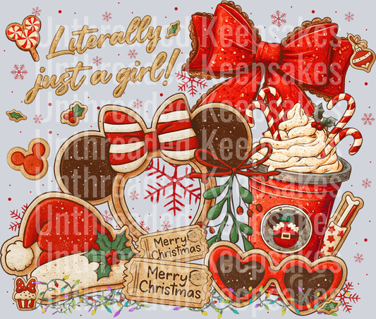 Just a girl DTF Transfer