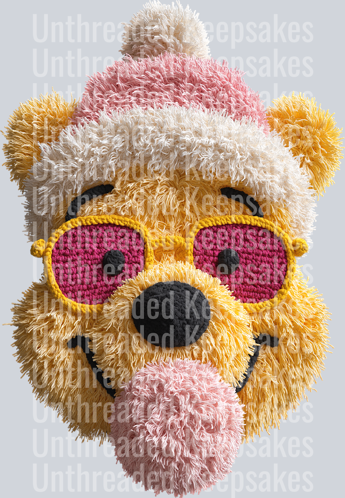 Pooh Glasses DTF Transfer