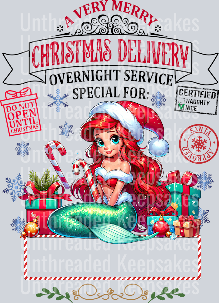 Ariel Tote Bag DTF Transfer