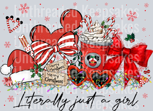 Just a girl DTF Transfer