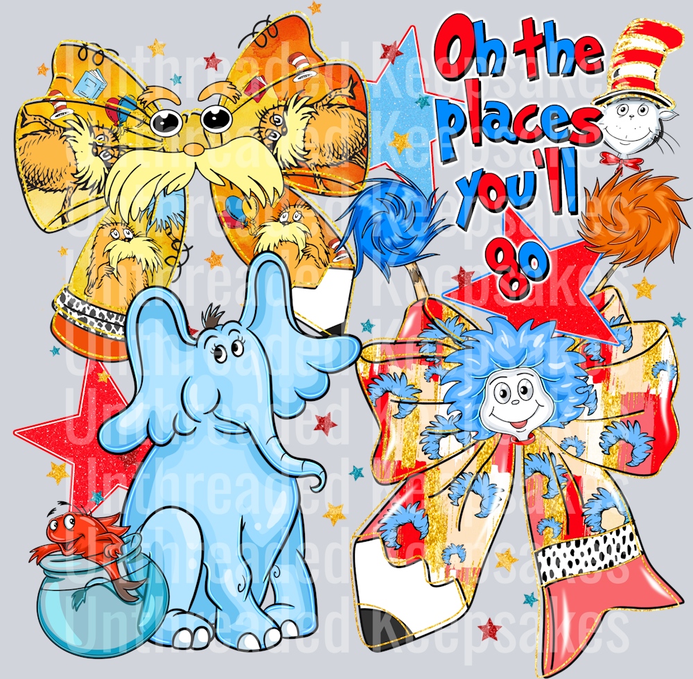 Seuss DTF Transfer