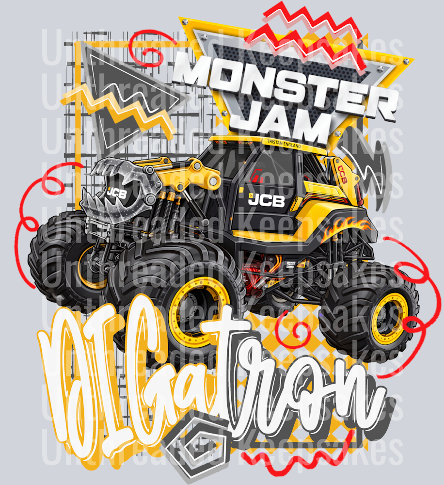 Retro Digatron DTF Transfer