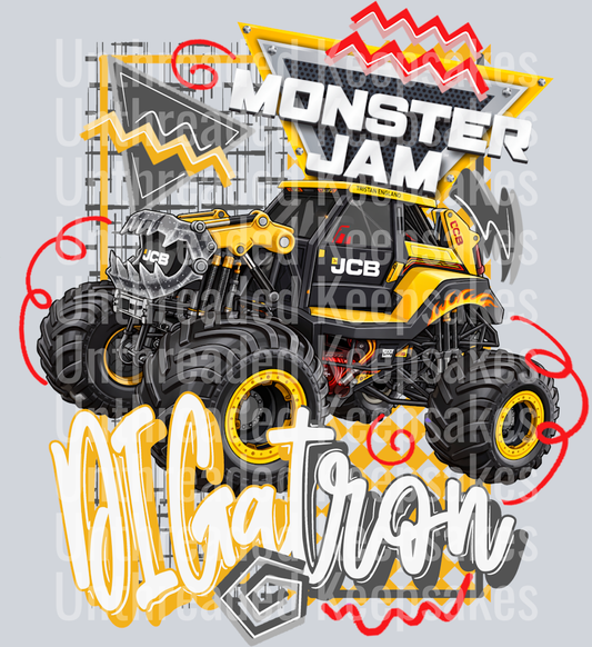 Retro Digatron DTF Transfer