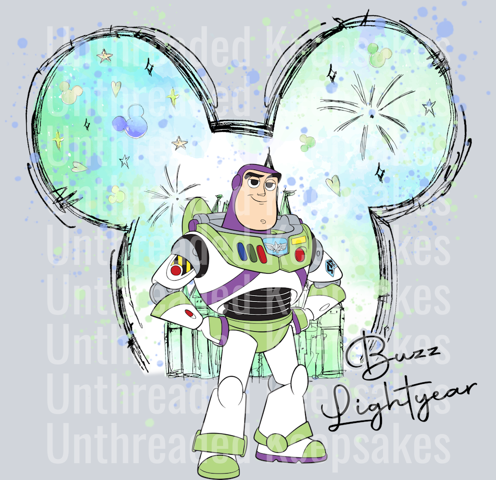 Buzz Lightyear  DTF Transfer