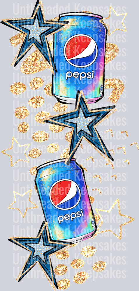 Caffeine Pepsi Sleeves DTF Transfer