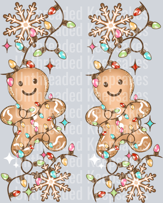 Gingerbread_Christmas_Lights_SleeveDTF Transfer