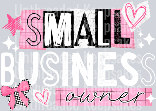 Small_Business_Pink_White_TextDTF Transfer