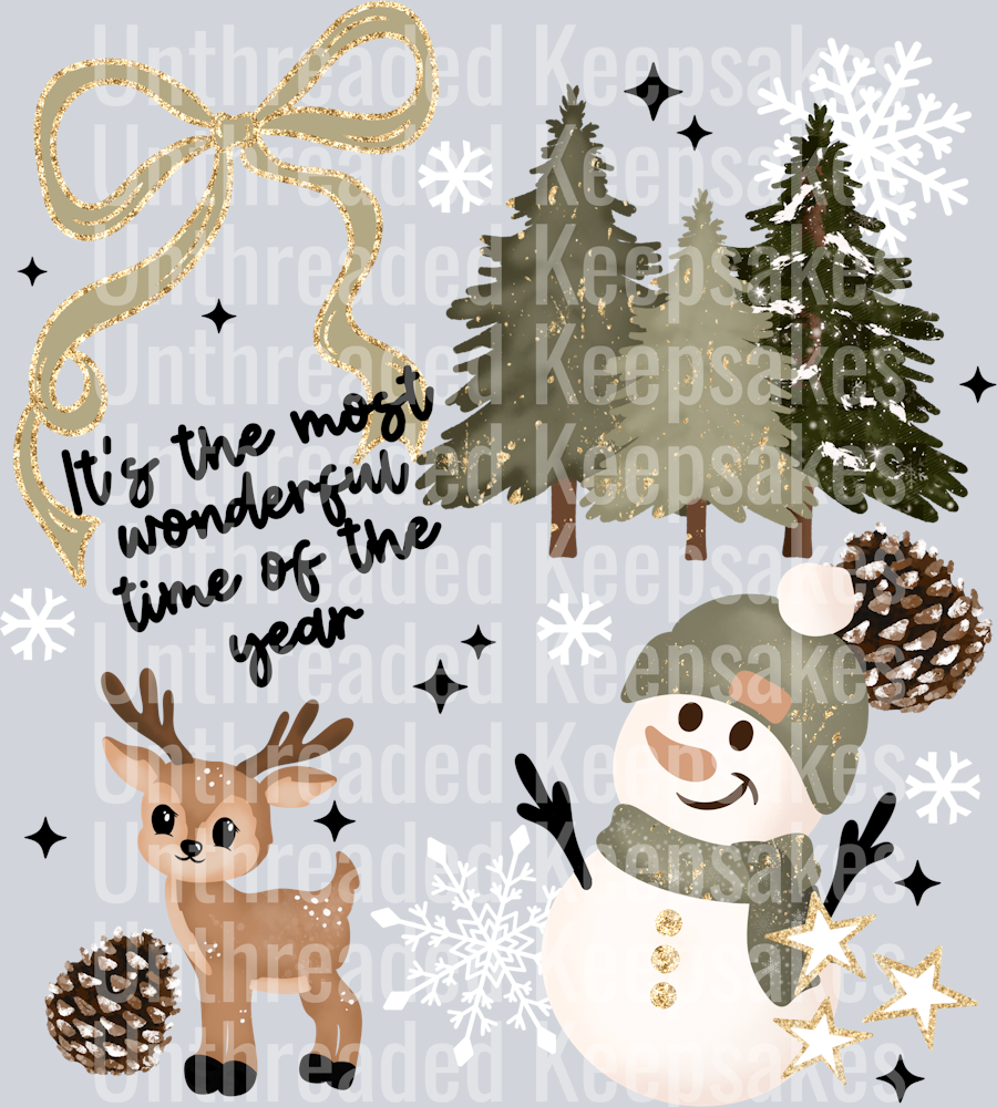 wonderful time of yearDTF Transfer