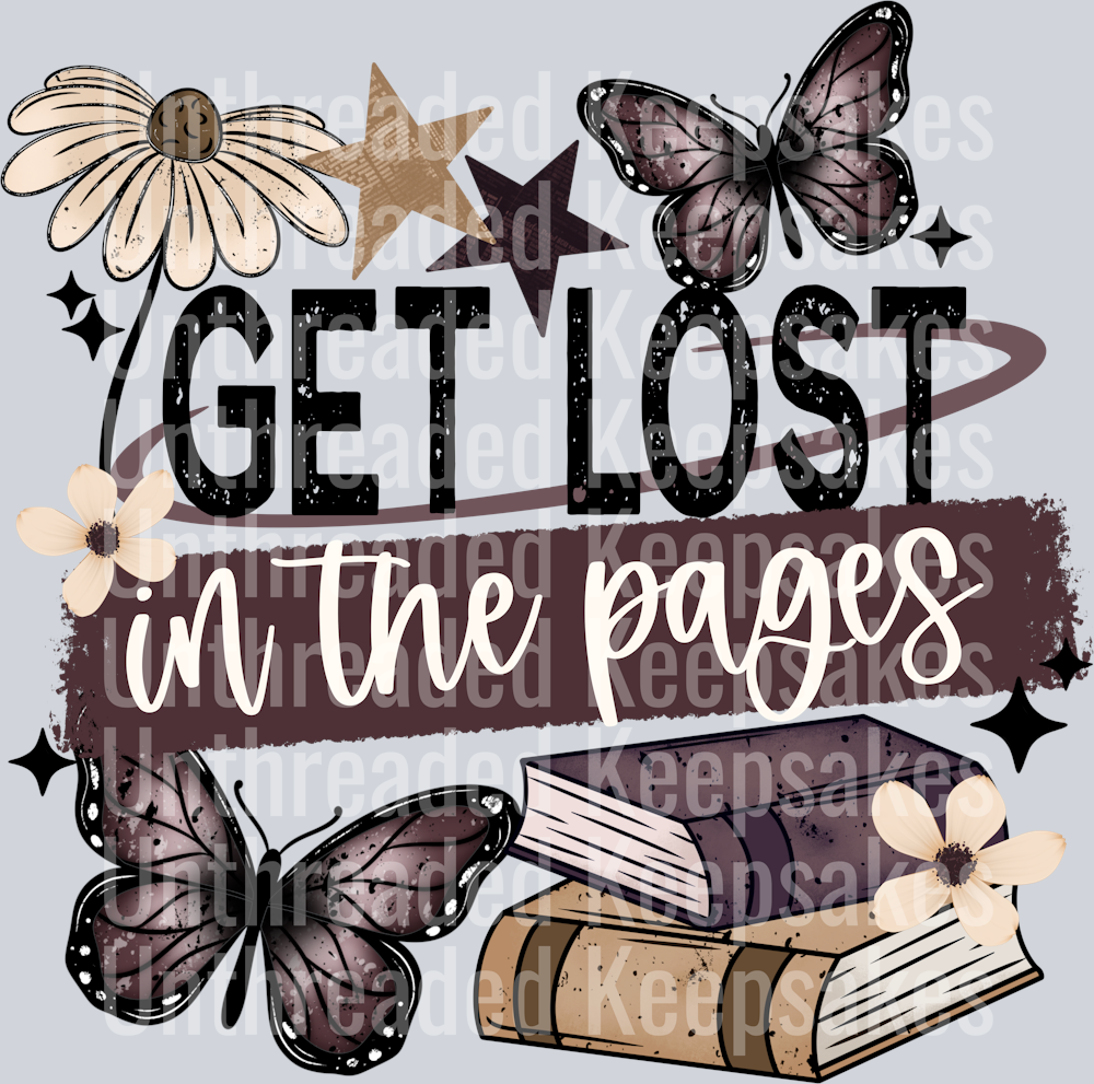 Get_Lost_In_The_Pages DTF Transfer