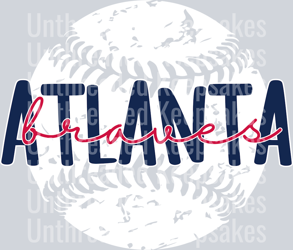 BRAVES DTF Transfer