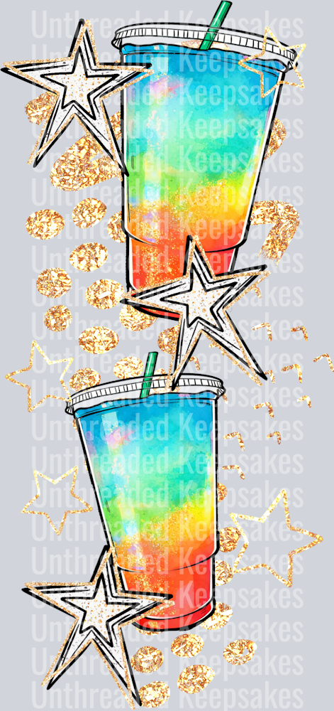Caffeine is a Food Group Loaded Tea Sleeve DTF Transfer