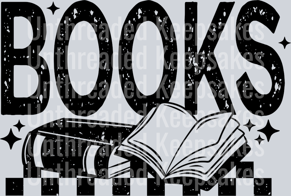 Books_Single_Color_Black 3DTF Transfer