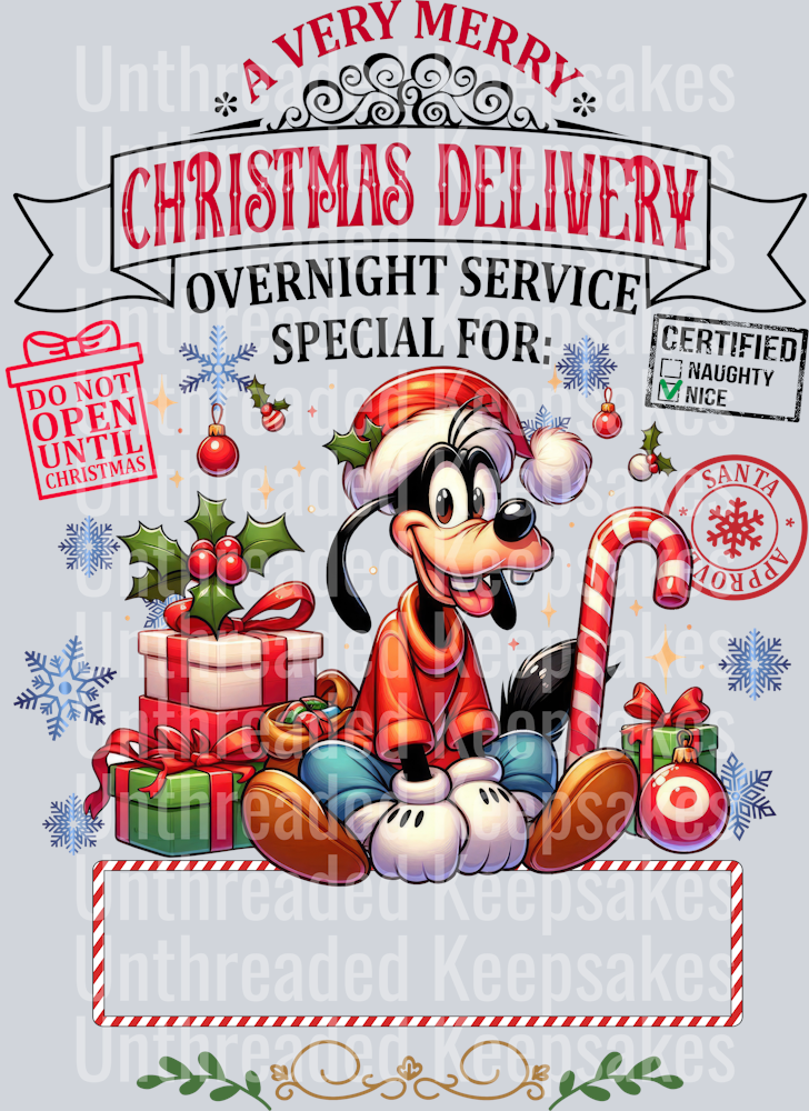 Goofy Tote Bag DTF Transfer