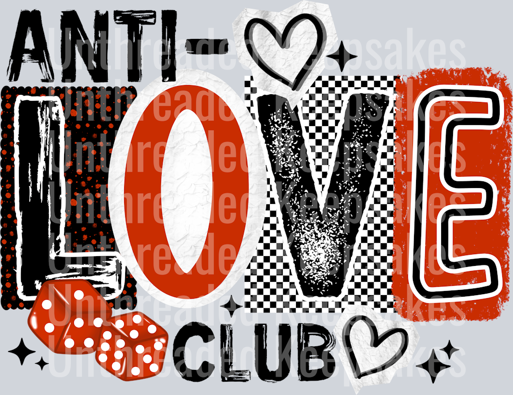 Anti_Love_Club 1 DTF Transfer
