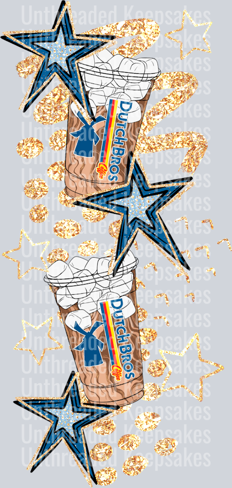 Caffeine Dutch Bros Iced Sleeves DTF Transfer