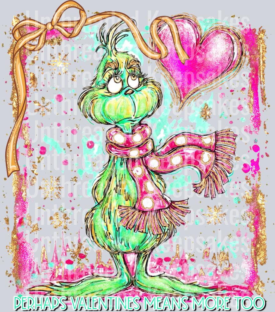 Grinch DTF Transfer