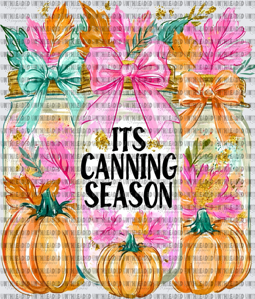Canning season