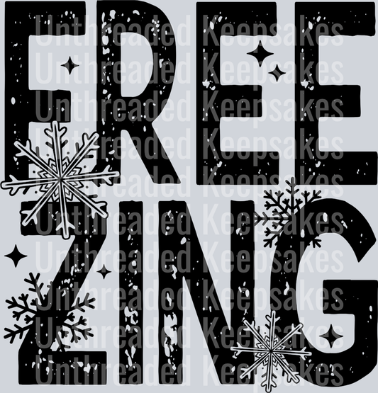 Freezing_Stacked_Single_Color_BlackDTF Transfer