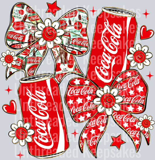Coca Cola DTF Transfer