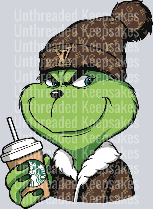 Grinch lv DTF Transfer