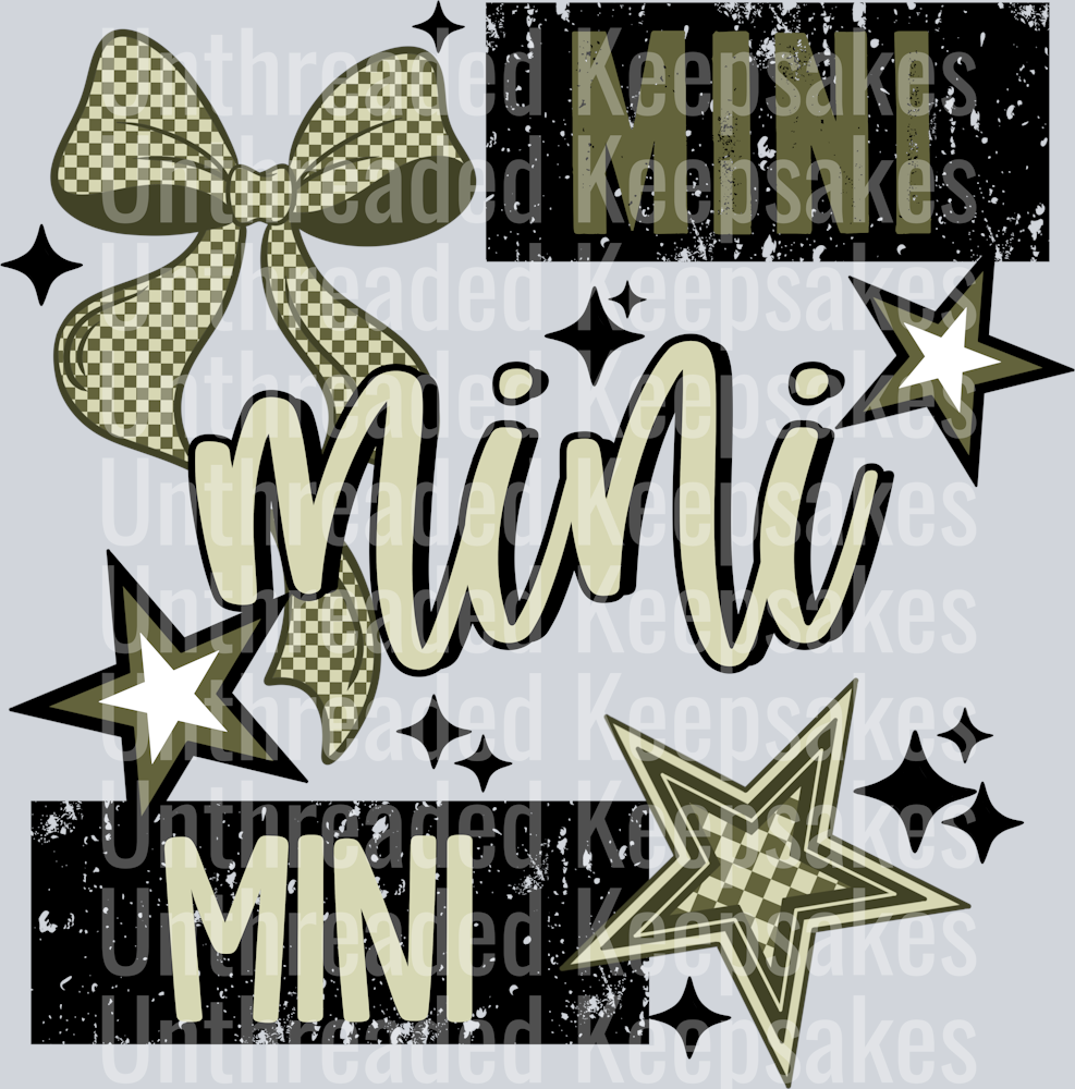 Mini_Army_Green DTF Transfer