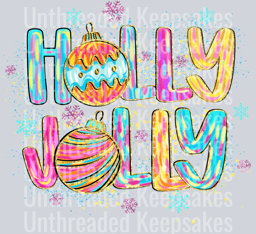 Holly Jolly DTF Transfer