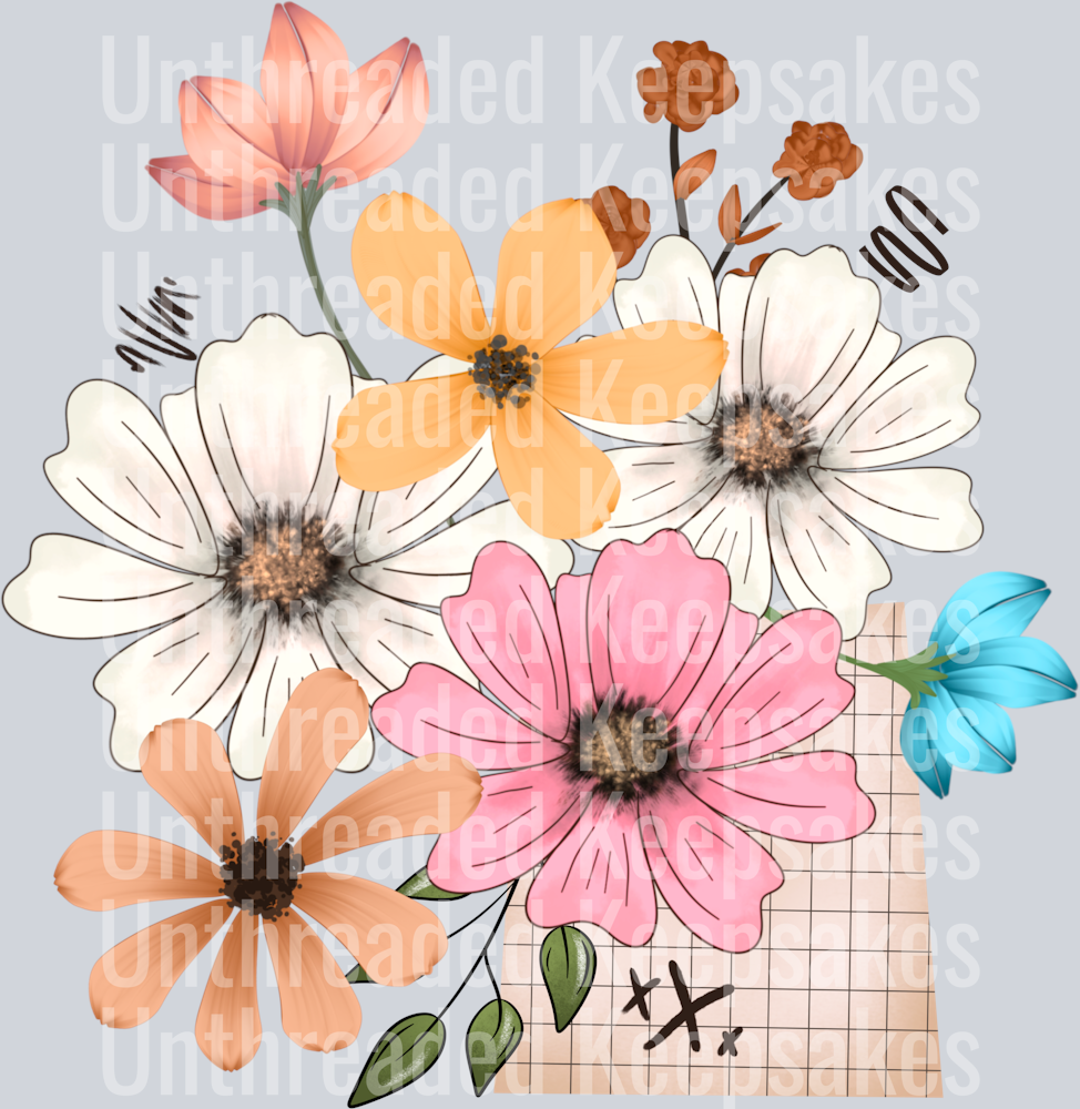 Flower_Cluster DTF Transfer