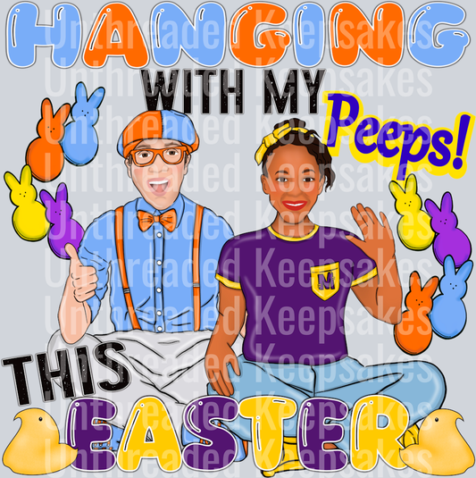 Blippi EasterDTF Transfer