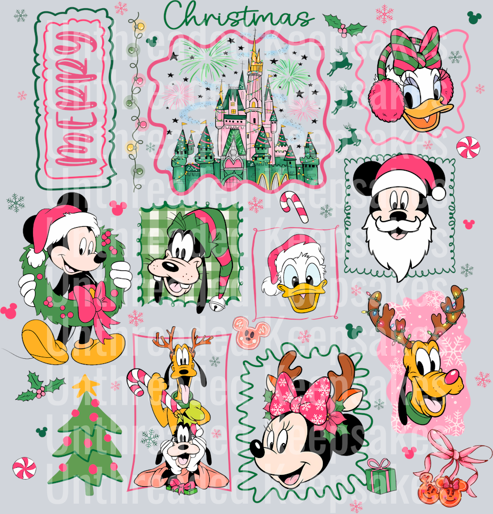 Disney Character Dtf Transfer