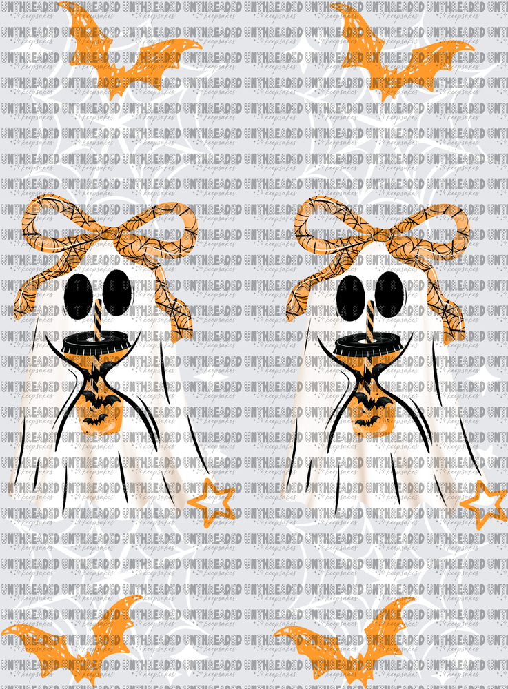 Bat Coffee Ghostie White Sleeves