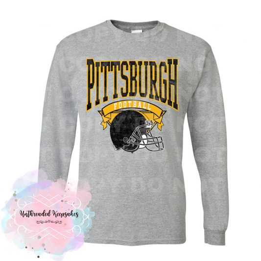 Pittsburgh Football Graphic Long Sleeve Shirt